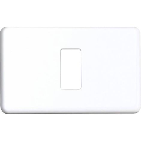COPRINTERRUTTORE PLASTICA 1P BIANCO Q.TA 2