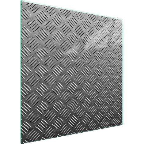 Piastra protettiva in vetro per piano cottura 50x52 Grigio (1/5)