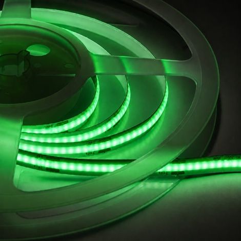 Ruban LED COB 5M 24V 8mm IP20 320LED/m - Vert - SILAMP (1/2)