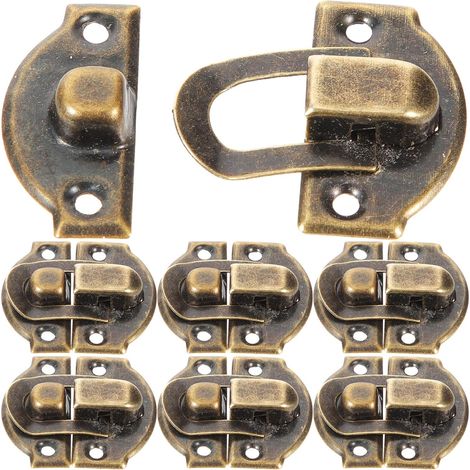 Fermoir Coffret Antique en Acier 10 Pièces pour Boîtes Bijoux (1/5)