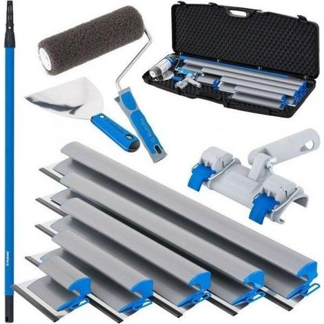 Kubala Master Set Kit d'outils de lissage argent robuste
