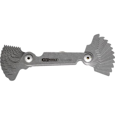 Calibre de paso de rosca métrica de 20 piezas de KS Tools (1/5)