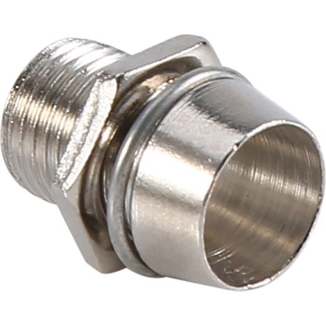 50 douilles LED argentées de 5 mm pour écrans, filetage de 8 mm (1/5)