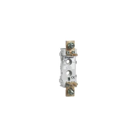 Socle pour cartouche à couteau taille 000 et taille 00 1 Pôle sans mini-rupteur 160A LEGRAND 019944