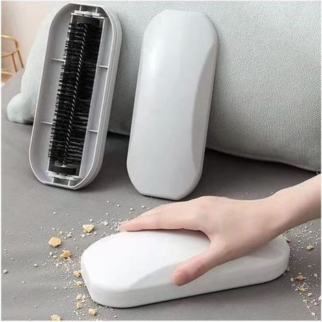 Pelle à main blanche 20 cm – Balai de ramassage polyvalent pour cheveux, miettes et papiers, nettoyage efficace pour maison et bureau (1/4)