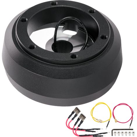 Adaptateur de volant et de moyeu de roue 171H pour Jeep Wrangler 2007-2018 - Noir