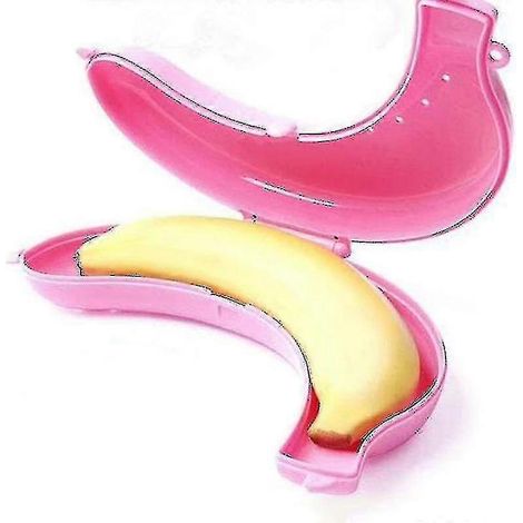 3 jolies boîtes de protection pour bananes, boîte de rangement de voyage, boîte de rangement extérieure pour fruits et bananes, accessoires de voyage (1/3)