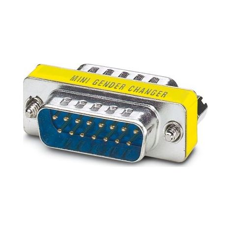 Adaptateur Sub-D 15 Mâle vers Sub-D 15 Mâle Phoenix Contact