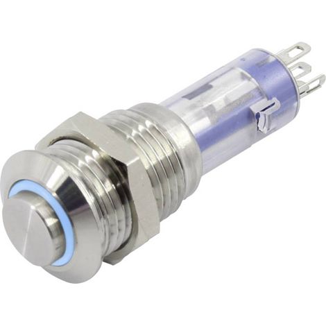 Bouton-poussoir TRU COMPONENTS LAS4GQH-11E/B/24V/S TC-6647576 48 V 2 A 1 x Off/(On) à rappel 1 pc(s) (1/2)