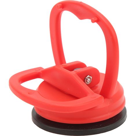 4 outils de débosselage de voiture à ventouse puissante, pour réparer les bosses sur les vitres et les carreaux de voiture (rouge). (1/5)