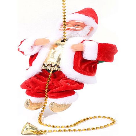 Homme De Noël Escaladant - Décoration De Noël Mobile Avec Corde - Montage Rapide - En PVC Durable - Lot De 1 (1/5)