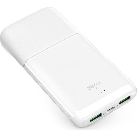 Powerbank da 10000 mAh USB-C 22,5 W - bianco (1/3)