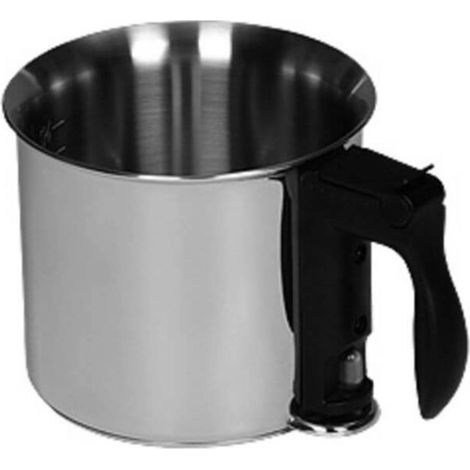 Riess olla de cocción a fuego lento olla de leche Cristall Ø16cm 1,5 litros acero inoxidable (1/5)