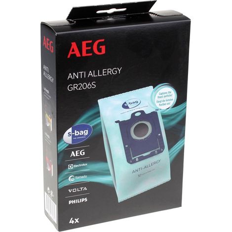 Aeg - sac aspirateur - gr206s - anti-allergie - 4pcs - 9001684761
