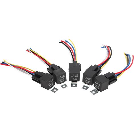 Kit de relais 12V 40A à 5 broches (vendu par lot de 5) (1/5)