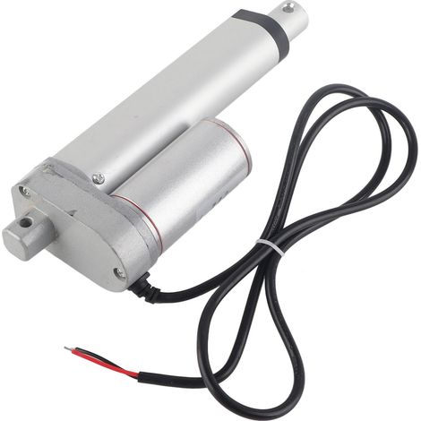 Actionneur linéaire électrique, course de 100 mm, poussée de 750 N, 24 V, pour machines et équipements, avec contrôleur et télécommande. (1/5)