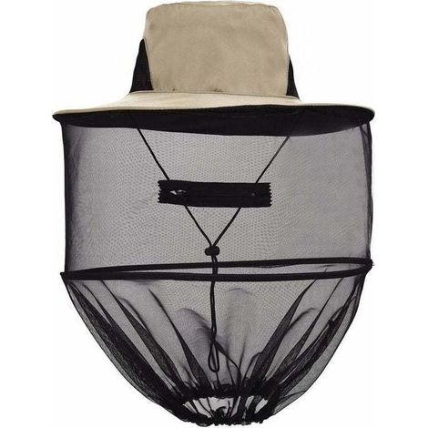 Beekeeper's Hat, Beekeeping Hat with Mesh Veil to Protect Against Bees, Hat with Mosquito Net to Protect Against Insects, Sun Hat (1/4)