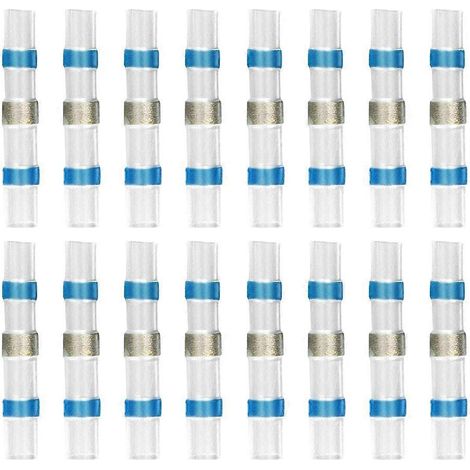 200-teiliges Set mit Schrumpfschlauch-Schweißverbindern für Schweiß- und Dichtungsdrähte-4X0.7cm-Blue 200Pcs (1/3)