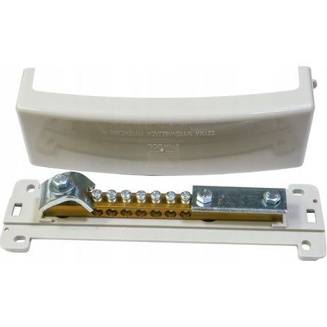 Pawbol Barrette de mise terre - 1x50 + 7x25mm - Cuivre et laiton - Construction durable et fiable