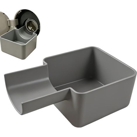 Bandeja de goteo de fácil instalación para lavadoras de carga frontal. Protege tus suelos de manchas y fugas de agua. (1/5)