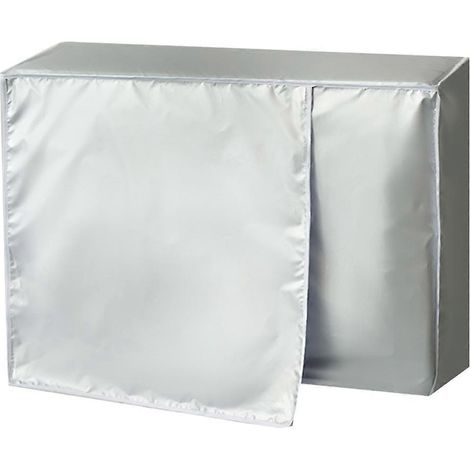 Klimaanlagenabdeckungen, Winterabdeckung für Klimaanlagen, Außenabdeckung für Klimaanlagen, Abdeckung für Klimaanlagengeräte-80X57X30cm-Grey (1/3)
