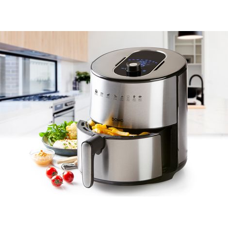 XL Heißluftfritteuse LCD Display, Timer 8 Programme 4 Ltr. 1500W (1/5)