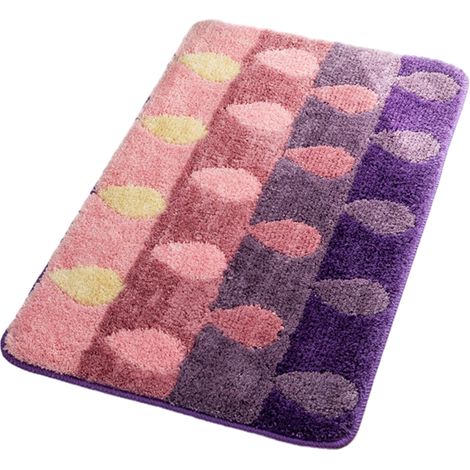 Tapis De Bain - Absorbant Non Glissant En Microfibre - Pour Salle De Bain Toilette Chambre - 40 X 60 Cm - Lot De 1 (1/5)