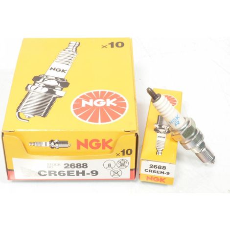 Bougie d'allumage NGK pour Auto CR6EH-9 / 2688 / Par 10 Neuf (1/3)