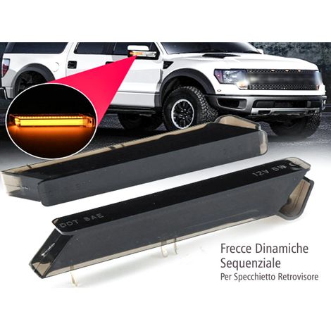 Kit Freccia Laterale a Led Freccia Dinamica Frontale Lente Fume Ford F150 Raptor Expedition Lincoln  Mark LT OEM 4L3Z13B374AA 4L3Z13B375AA (1/3)