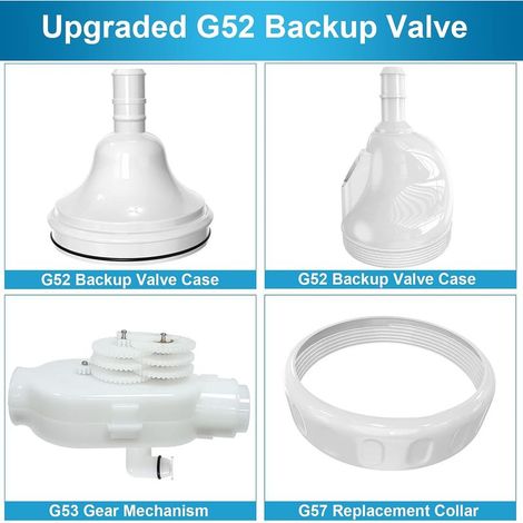 Nettoyeur de Piscine Valve Set G52,pour Polaris 280 180 380 480 3900 pour Nettoyeur de Piscine,Redessiné pour Boîtier Résistant aux Fissures (1/4)