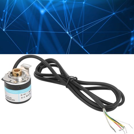 Inkrementeller dreiphasiger ABZ-Geber, 6 mm, halbhohle Welle, C38S6G5-2000Z-G24N (5-24 V DC) (1/5)
