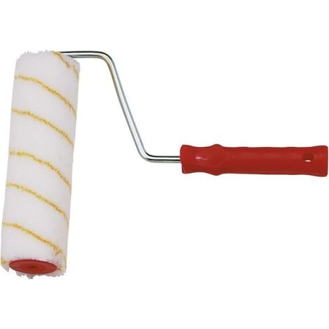 TrAdE Shop Traesio - Rullo Per Pittura Murale Cordonato 250mm Pennello Pareti Casa Stanza Vernice No Goccia -