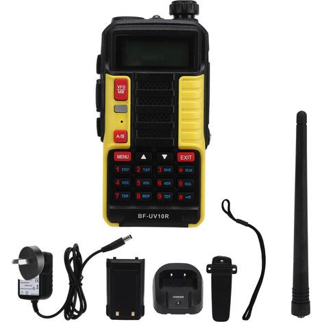 Émetteur-récepteur bi-bande 8W 136‑174MHz 400‑520MHz, talkie-walkie longue portée rechargeable USB, prise AU 100‑240V AC (1/5)