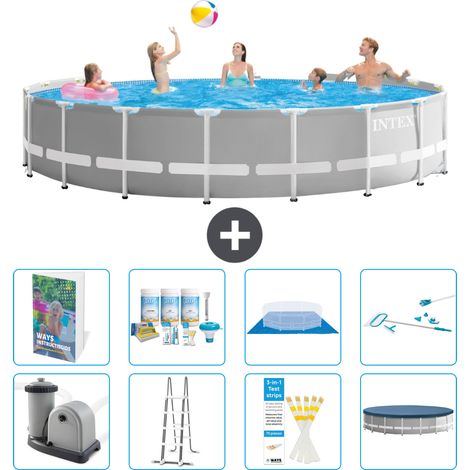 Prism Frame Pool Rund - 549x122 cm - 9-teilig S615