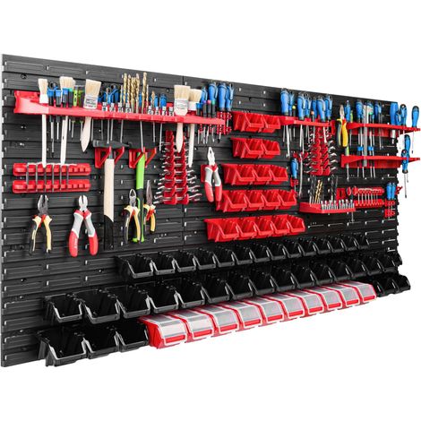 Tablero de herramientas de 172x78 cm, estante para taller o garaje. (1/5)