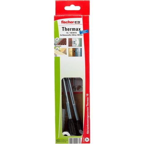 Fischer 512174 TherMax 10/160 M10 Sistema di montaggio 220 mm 22 mm 2 pz. (1/2)