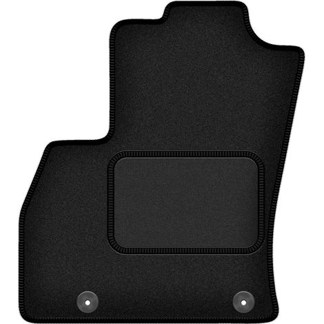 Tapis conducteur en velours pour : Fiat Qubo kombivan 2 places (2008-2020) noir (1/5)