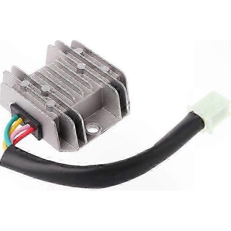 Régulateur Redresseur 12V 4 Fils pour Scooter et Quad Moteur 50-150CC, Chargeur Fiable pour Système Électrique Moto, Pièce Durable Compatible avec Atv (1/5)
