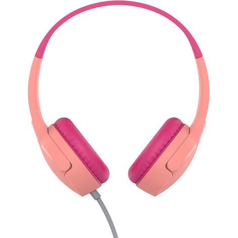 Belkin SoundForm Mini Auriculares Alámbrico Diadema Llamadas/Música/Deporte/Uso diario Rosa