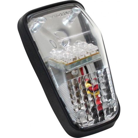 Feu arrière stop à LED type enduro XR Replay pour moto cross tout (1/5)