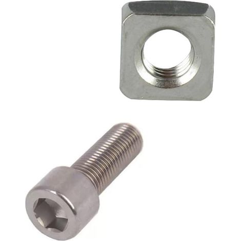 Boulon et écrou de verrouillage pour Collier en acier inoxydable (Écrou M5) (1/5)
