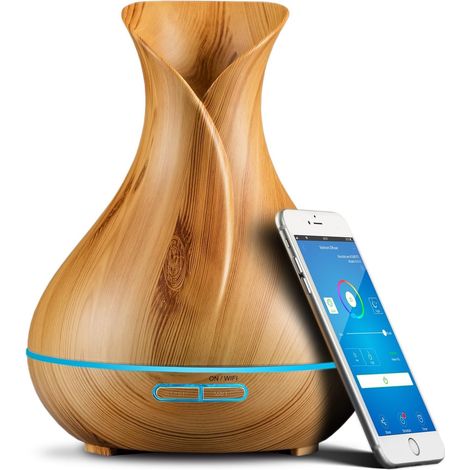Mini diffuseur huiles essentielles à piles, humidificateur portable maison voiture bureau (1/4)