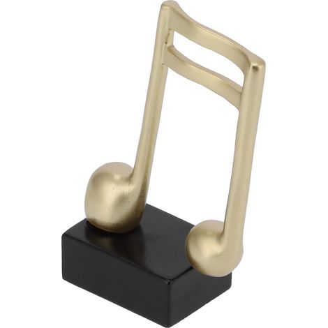 Statuette de note de musique, petit ornement de style nordique moderne, sculpture minimaliste de symbole musical (1/5)