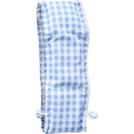 Sac rafraîchissant et respirant pour chien, collier de séchage rapide pour l'été, idéal pour les promenades - Taille L - Bleu carré (1/5)