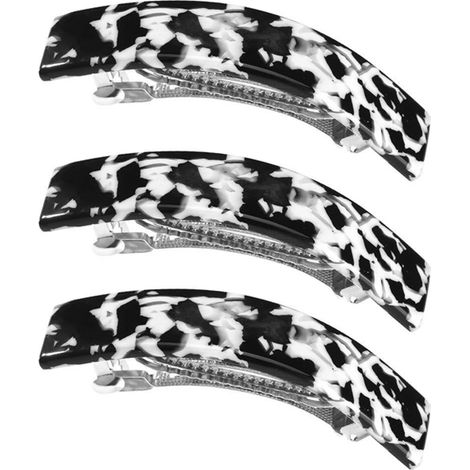 Hair Clip - Tortoiseshell Pattern - Spring Clip for Medium to Thick Hair - Non-Slip Grip - 1 Piece (1/5)