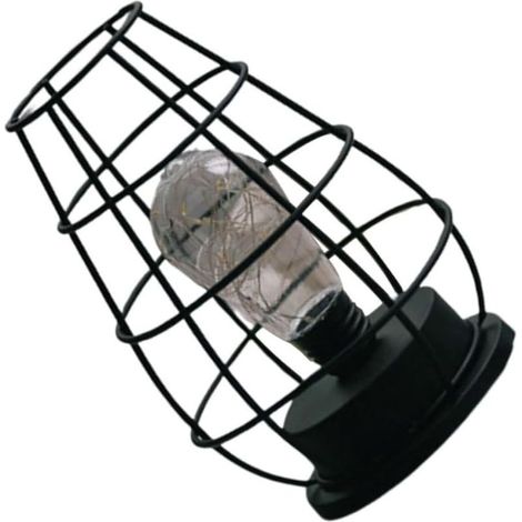Dekorative Nachttischlampe aus Eisen in Form einer Weinflasche, LED-Innenlampe (1/5)