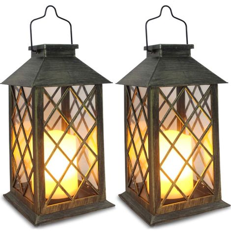 Luci solari, set di lampade a sospensione per esterni da giardino (1/5)