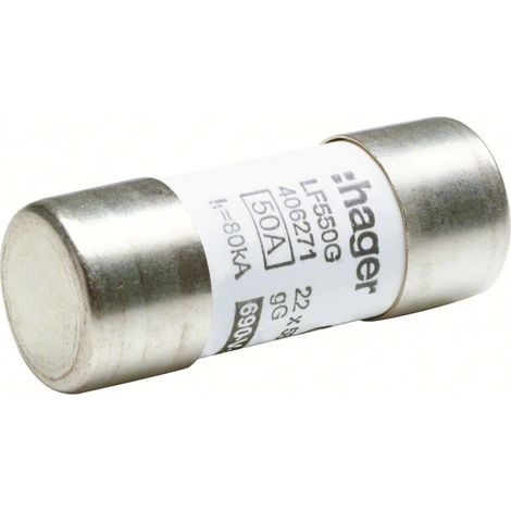 Cartouche fus.22x58 gG 50A - HAGER LF550G