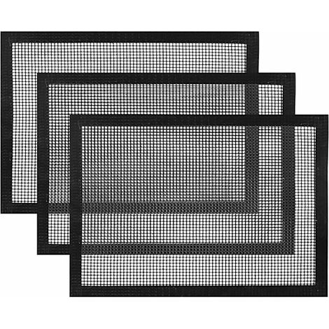 Filiyano-Tapis de cuisson en fibre de verre, maille antiadhésive réutilisable et résistante pour barbecues à gaz, barbecues à charbon et fumoirs à (1/5)