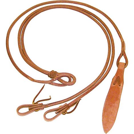 Redini western romal in cuoio deluxe tubolare